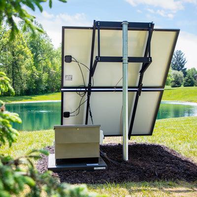 Airmax SolarSeries Battery Backup Pond Aeration System, SS20-BB - Airmax® - American Pond Supplies -Airmax SolarSeries Battery Backup Pond Aeration System, SS20-BB