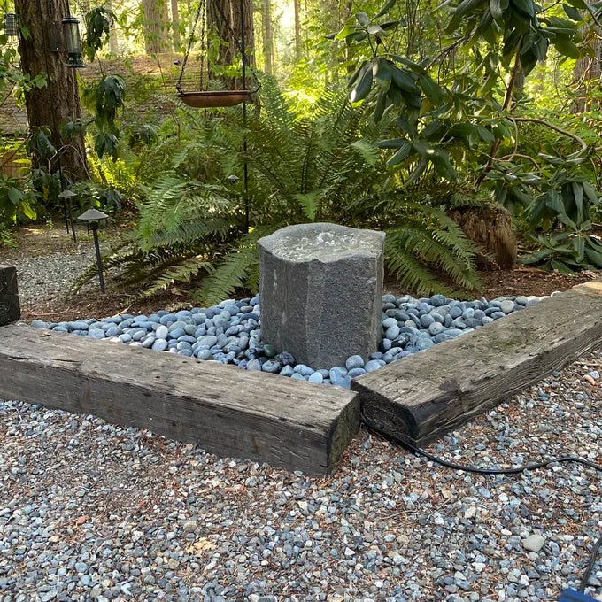 Klamath® Basin Stone Outdoor Fountain - LA2100K - Blue Thumb