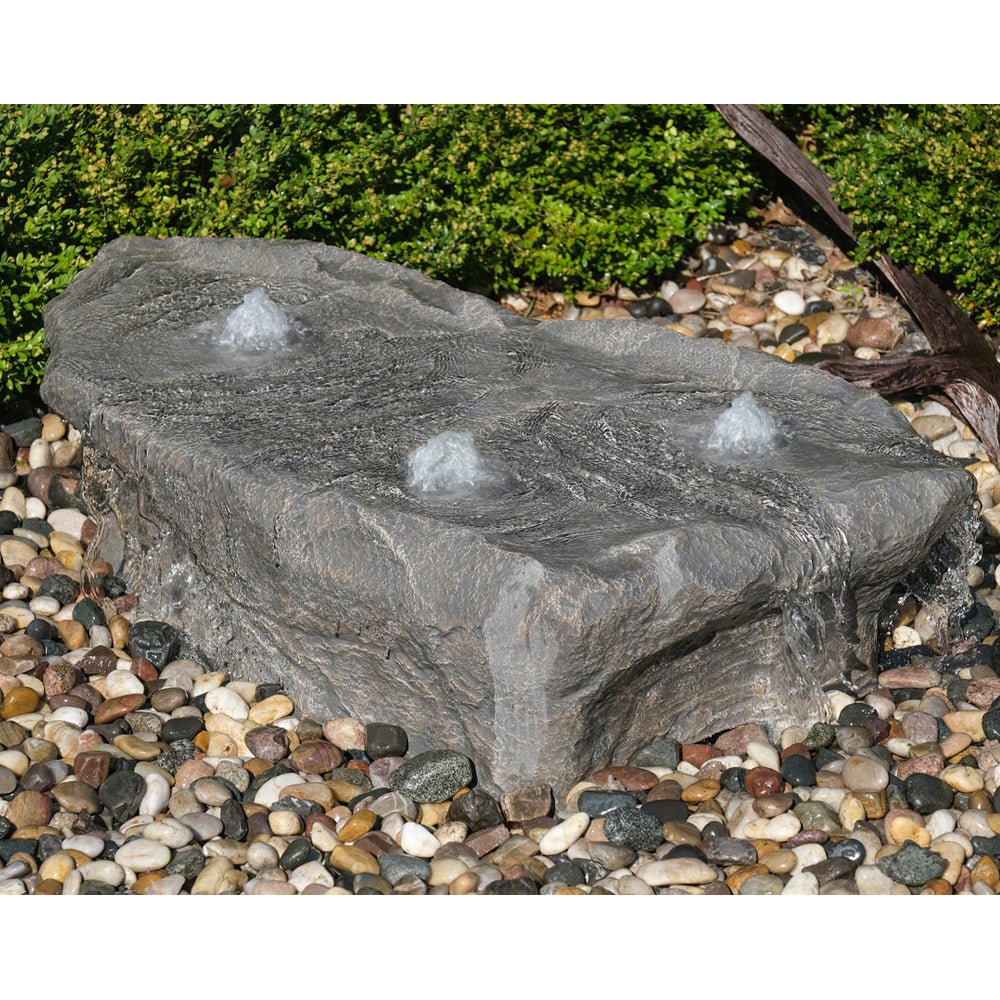 Manistique Falls Stone Outdoor Fountain - Blue Thumb - American Pond Supplies -Commercial Landscaping | Manistique Falls Stone Outdoor Fountain