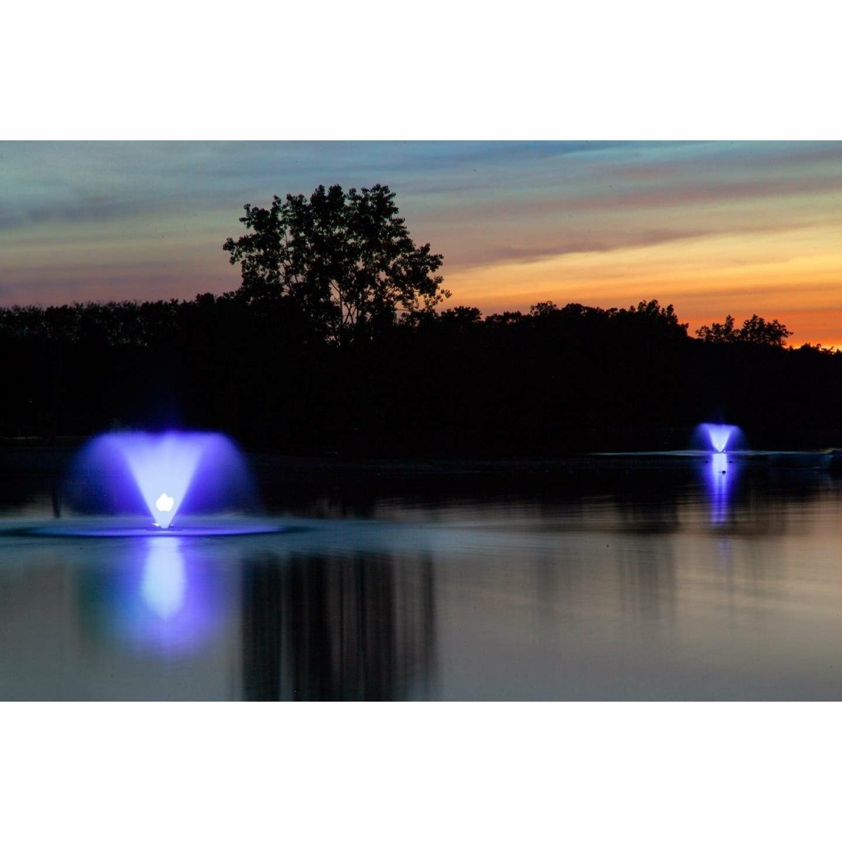 14-Color LED Lights - Scott Aerator - American Pond Supplies -Scott Aerator's 14-Color LED Changing Light Sets For Pond Fountains