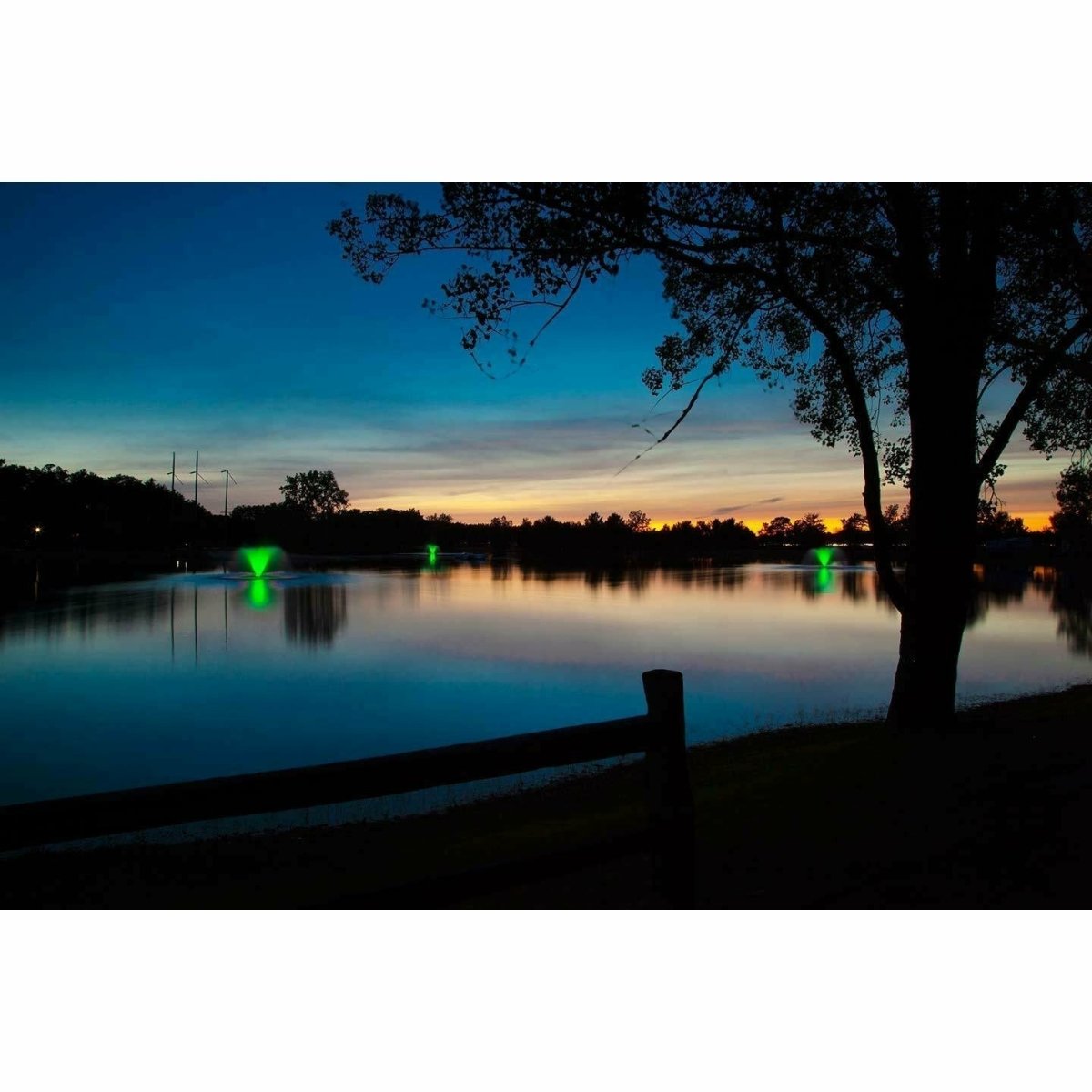 14-Color LED Lights - Scott Aerator - American Pond Supplies -Scott Aerator's 14-Color LED Changing Light Sets For Pond Fountains