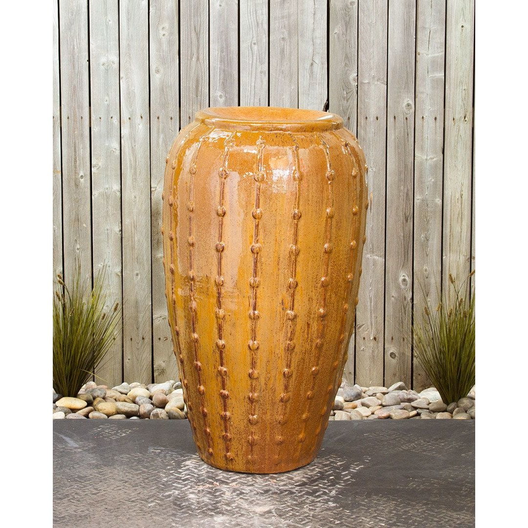 Saguaro Gold - Closed Top Single Vase Complete Fountain Kit