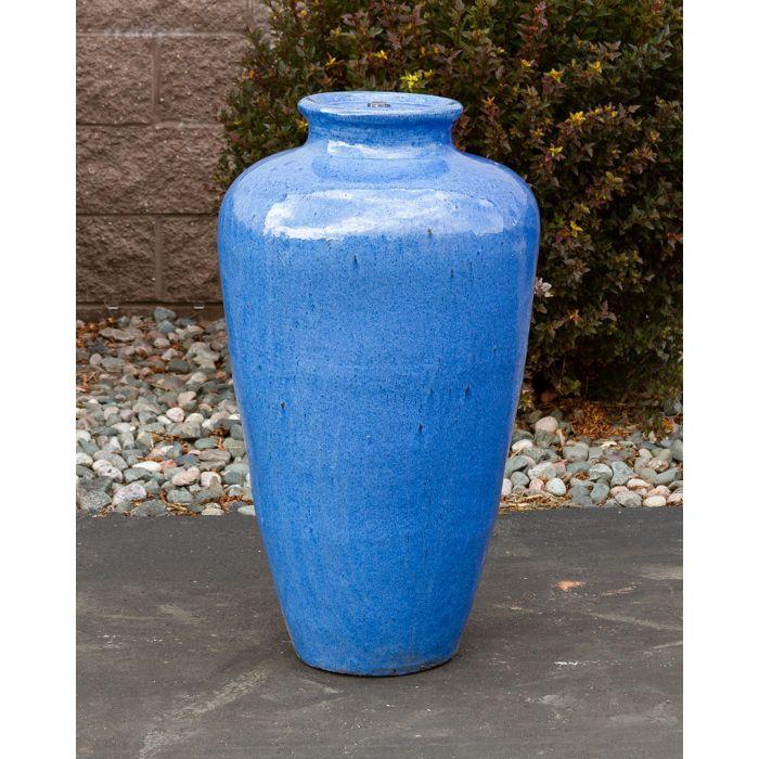 Blue Sky - Closed Top Single Vase Complete Fountain Kit