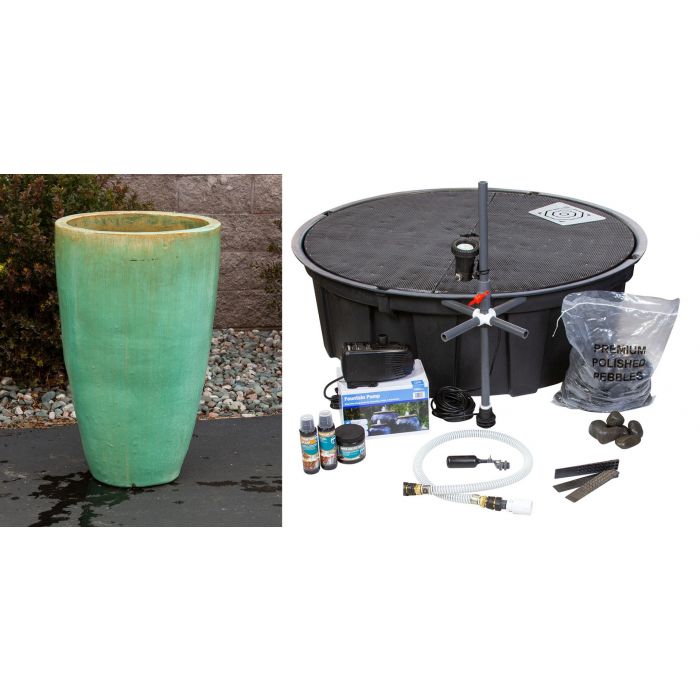 Seafoam Tivoli Single Vase Fountain Kit - FNT40029