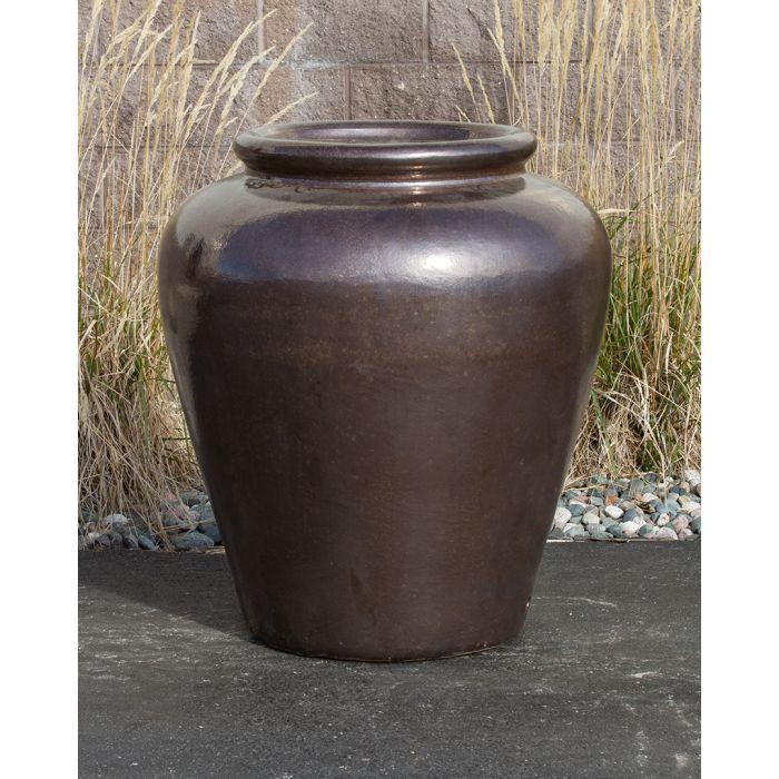 Large Chocolate Vase - Closed Top Single Vase Complete Fountain Kit
