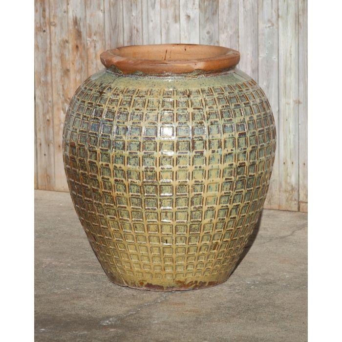 Golden Checkered Sienna Single Vase Fountain Kit - FNT40718