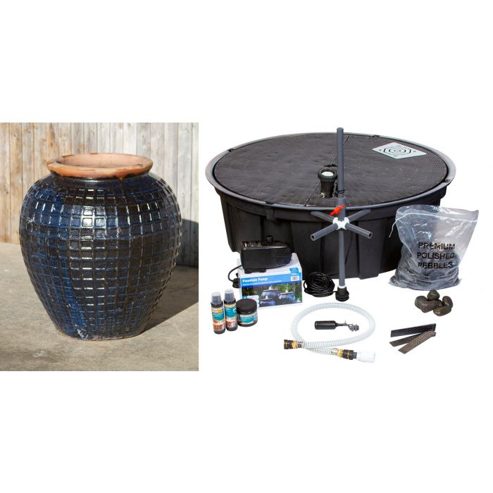 Ink Blue Sienna Single Vase Fountain Kit - FNT40719