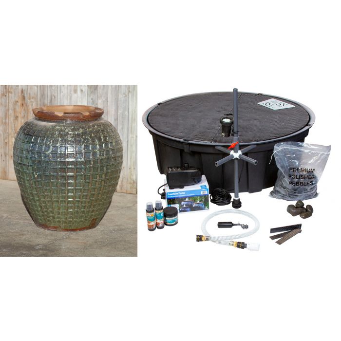 Seaweed Sienna Single Vase Fountain Kit - FNT40721