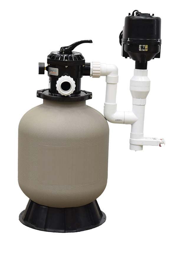 EasyPro PBF1800BL Pressurized Bead Filter with Blower for Ponds & Fish Systems / 1800 Gallon Max. / Mechanical Media Provides Excellent Filtration/Easy Installation & Cleaning