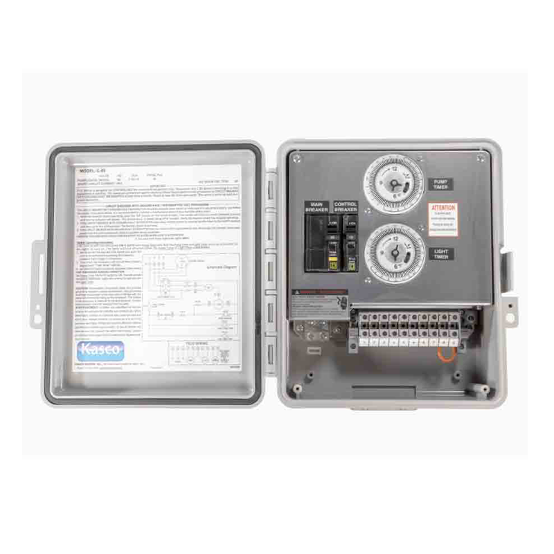 Kasco C-85 230V 20A Control Panel for Fountains and Aerators - American Pond Supplies Kasco Marine Control Panel Control Panel