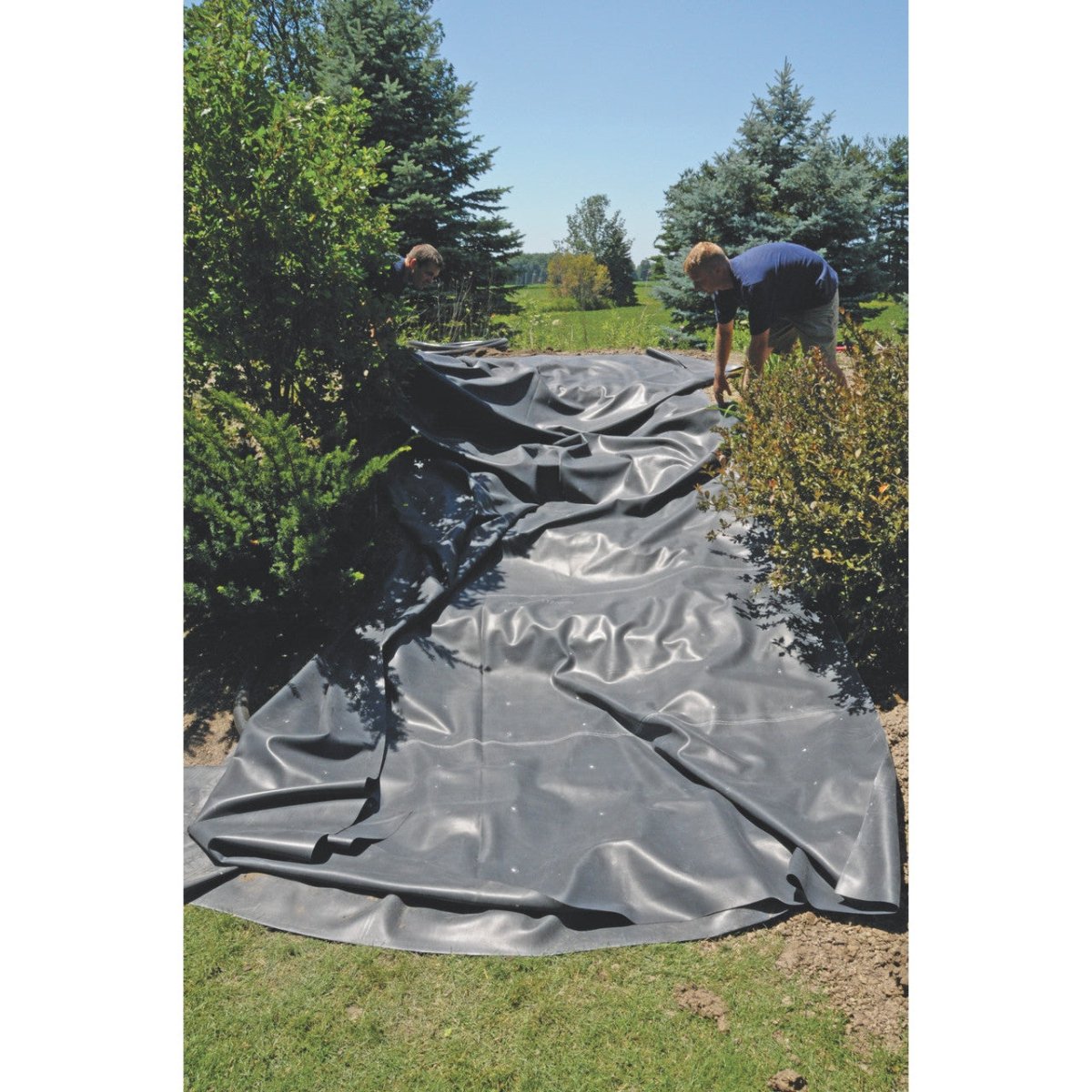 45mil EPDM Large Rubber Pond Liner - EasyPro - American Pond Supplies -45mil EPDM Large Rubber Pond Liner