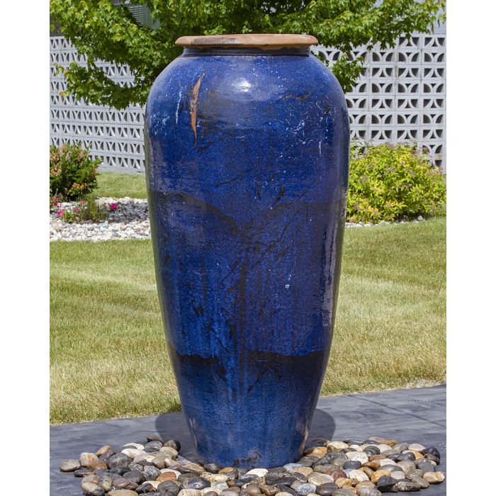 Admiral Blue Large Tuscany Single Vase Fountain Kit - FNT50-AB488