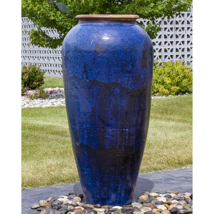 Azure Blue Large Tuscany Single Vase Fountain Kit - FNT50-AB489