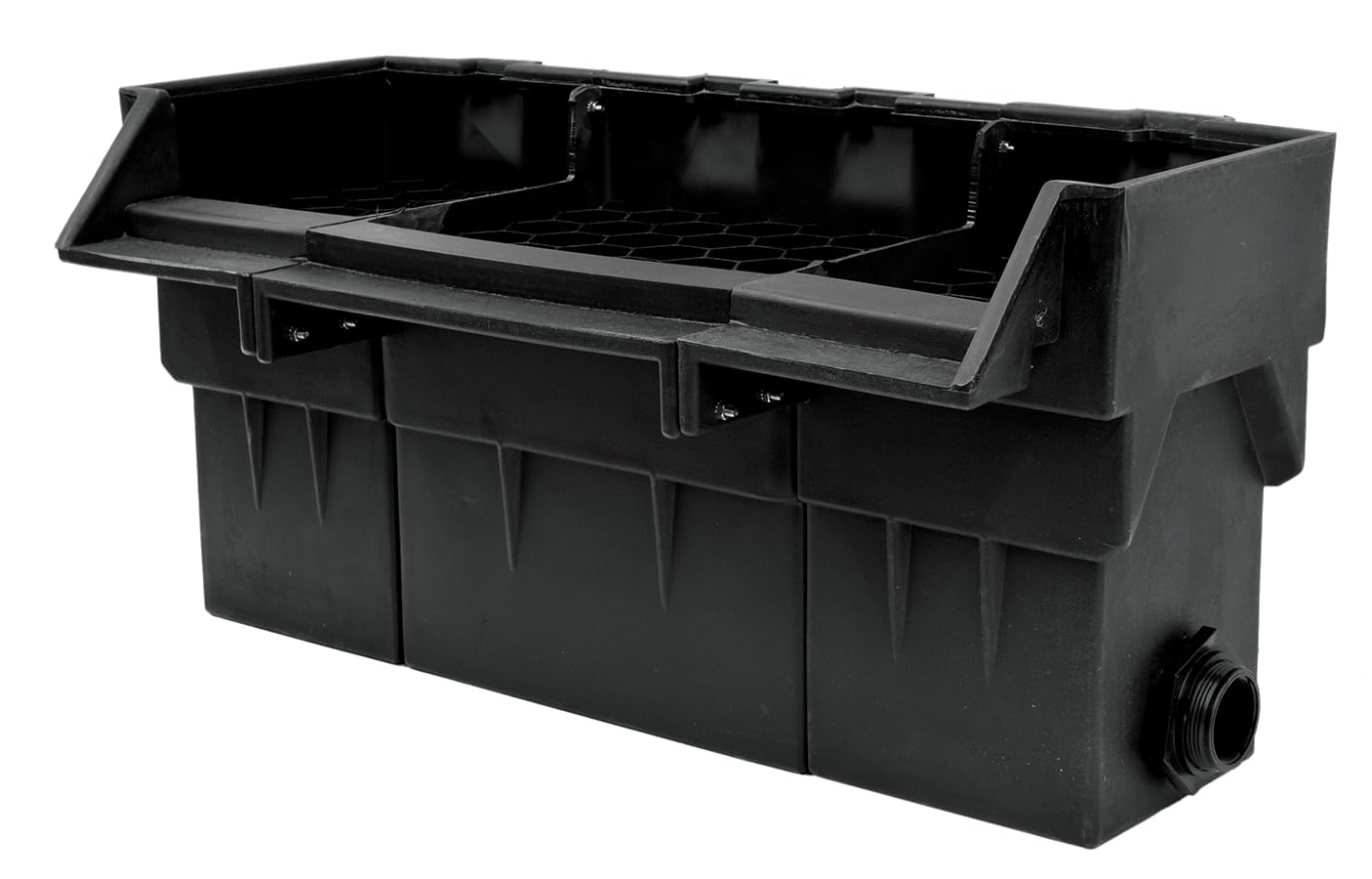 EasyPro Pond Products Pro-Series EWS34-34” Straight Waterfall Spillway - Designed to Sit Inside The Liner Eliminating Leaks. Has The Ability to be Connected to Other Spillways to Expand The Spillway