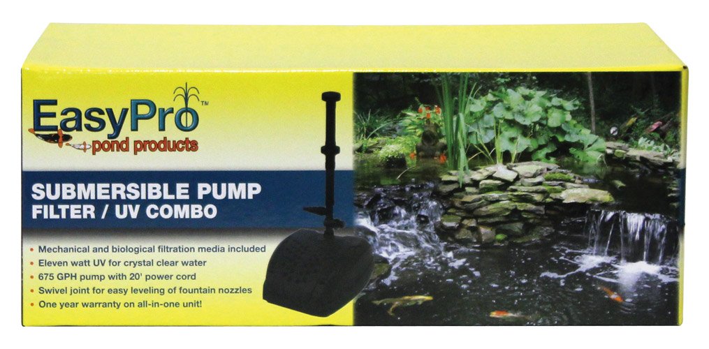 SUBMERSIBLE PUMP/FILTER/UV COMBO