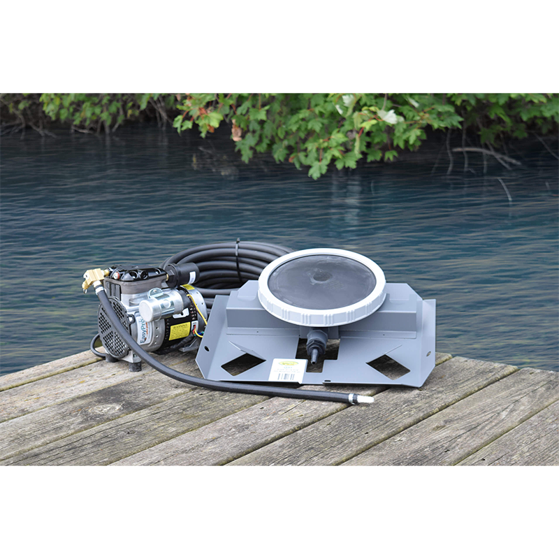 1-Acre PA34 Rocking Piston Pond Aerator - American Pond Supplies Easy Pro 115V / Quick Sink Tubing / Sentinel with No Cabinet Bottom-Diffused Pond Aerators Bottom-Diffused Pond Aerators