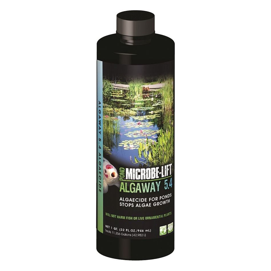Microbe-Lift Algaway 5.4 Algaecide - American Pond Supplies Microbe-Lift 32 oz - Microbe-Lift Algaway 5.4 Water Treatments Water Treatments