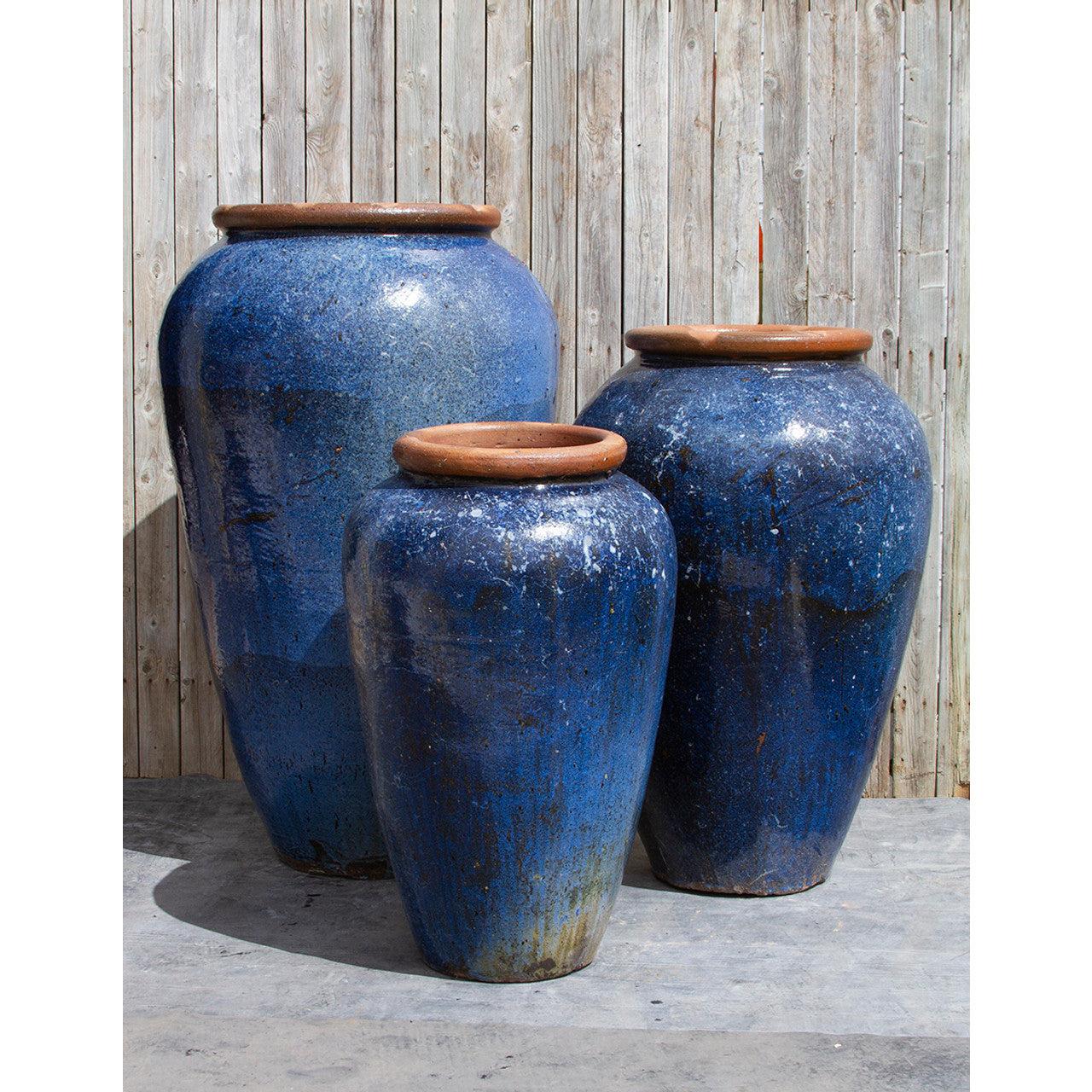 Blueberry Tuscany Triple Vase Fountain Kit - FNT50511
