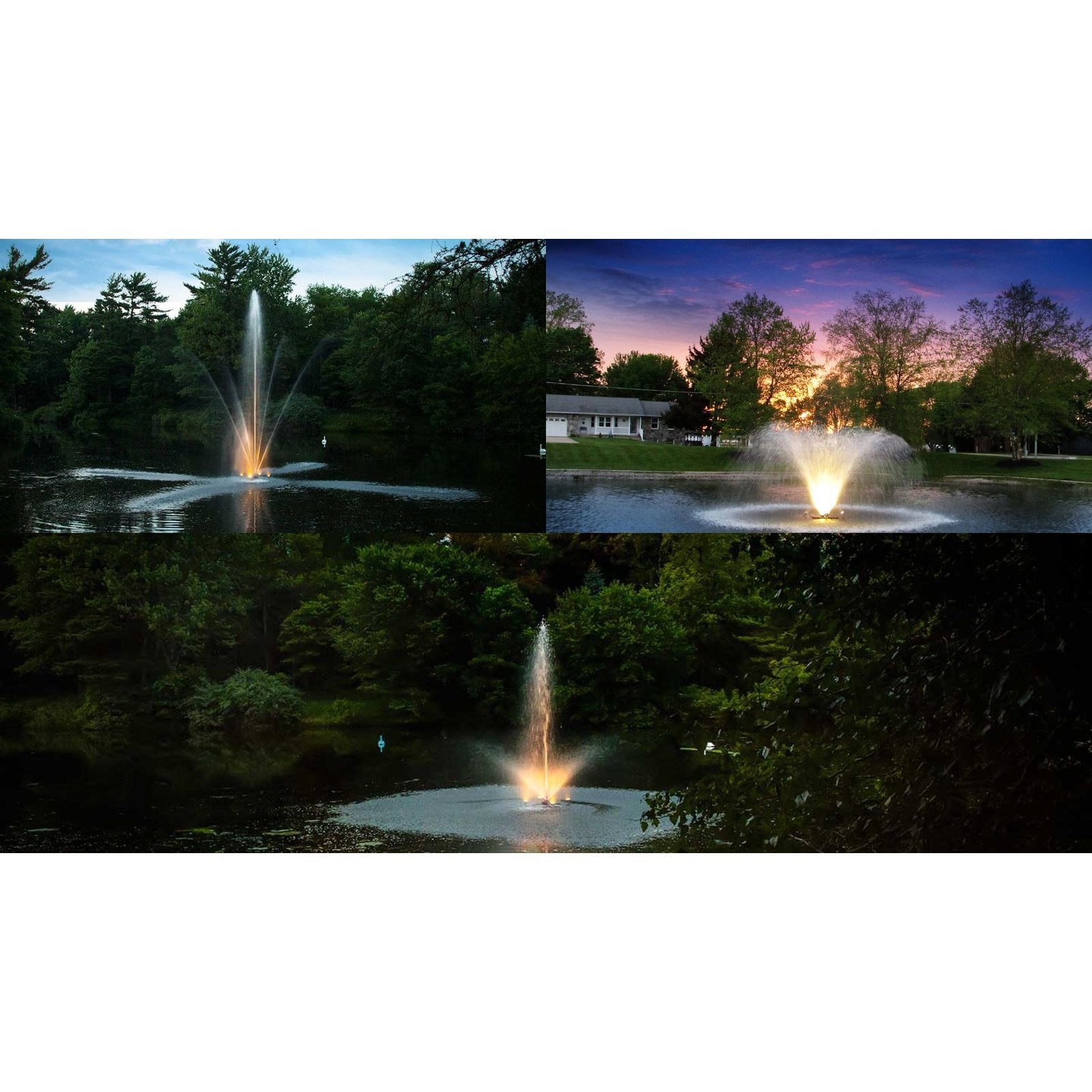 Scott Aerator: Night Glo; White LED Lights - Scott Aerator - American Pond Supplies -Scott Aerator: Night Glo; White LED Lights