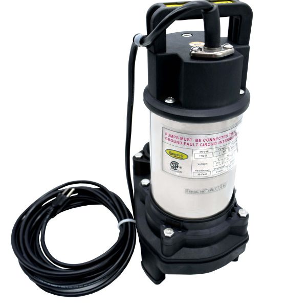 4100 gph 115 Volt Stainless Steel Waterfall and Stream Pump