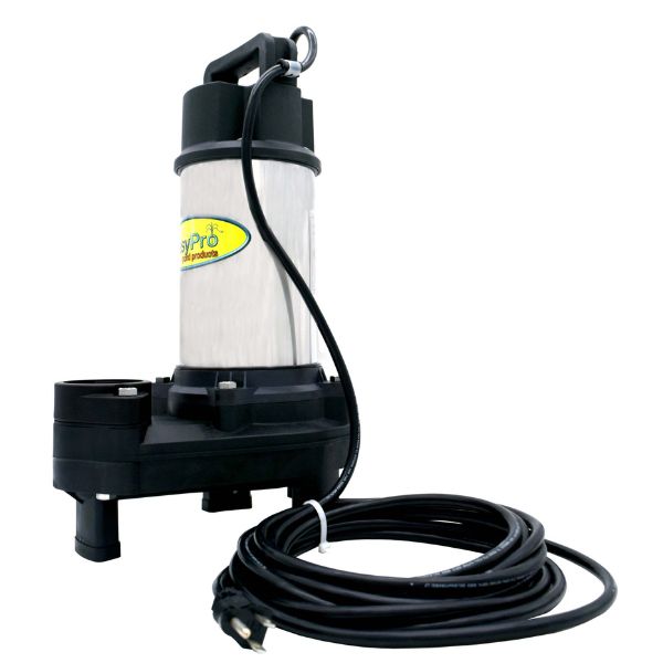 EasyPro TM Series – High volume submersible pump – Low head 9500gph 115v