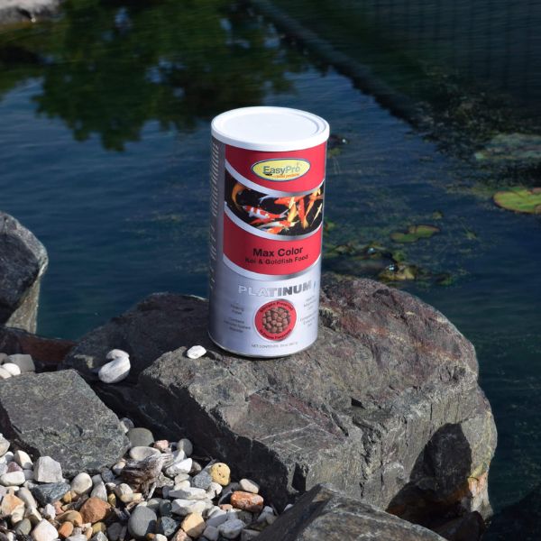 EasyPro Platinum Koi & Goldfish Food – Max Color – 20oz canister