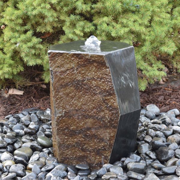 EasyPro Tranquil Décor Bevel Sided Basalt Complete Fountain Kit