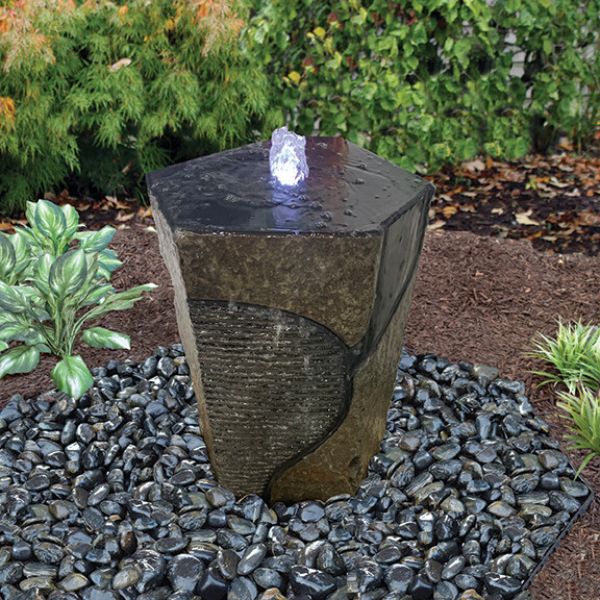 EasyPro Tranquil Décor Costola Basalt Fountain Complete Kit