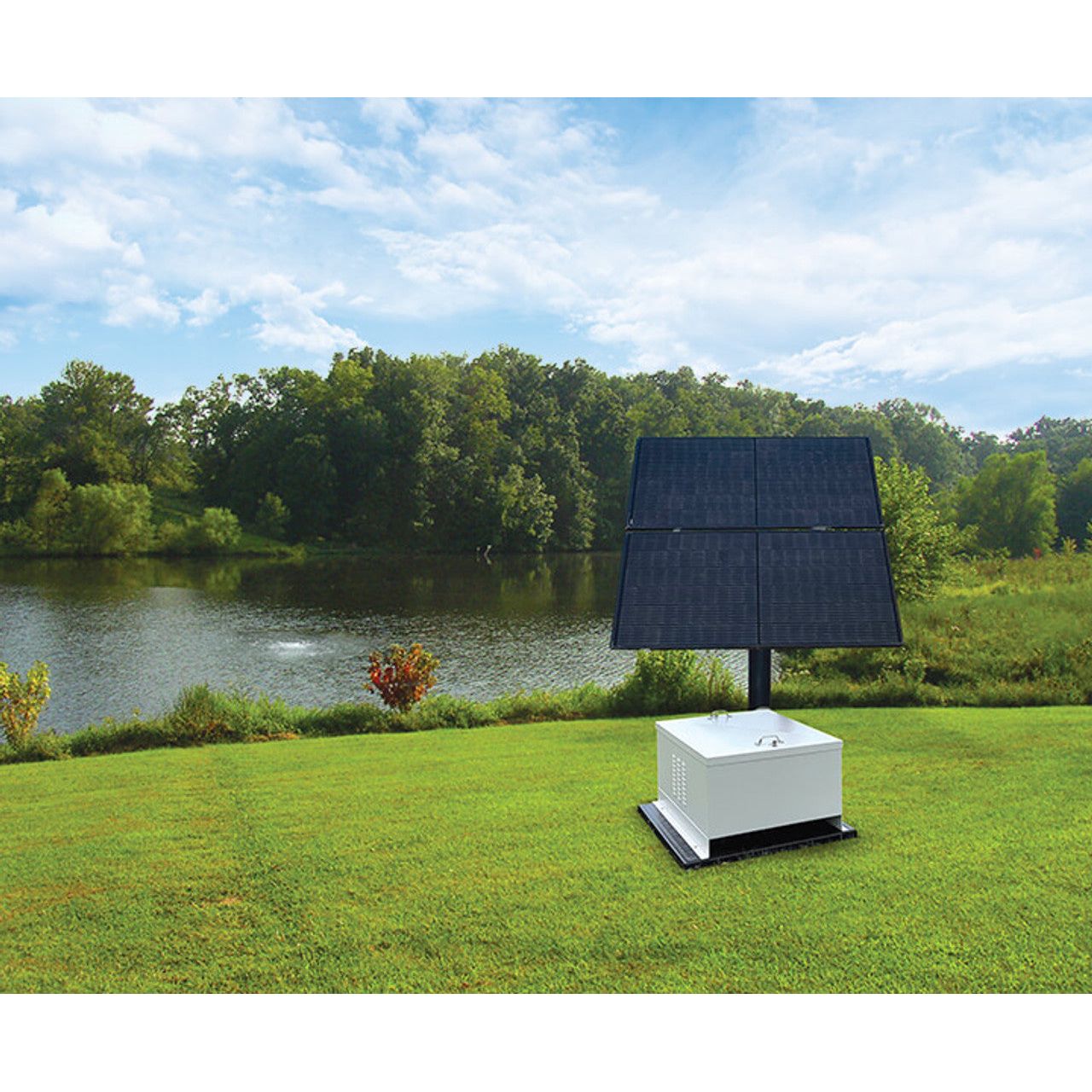 EasyPro NA3W NightAir™ Solar Aeration System - American Pond Supplies Easy Pro Solar Aerator Solar Aerator