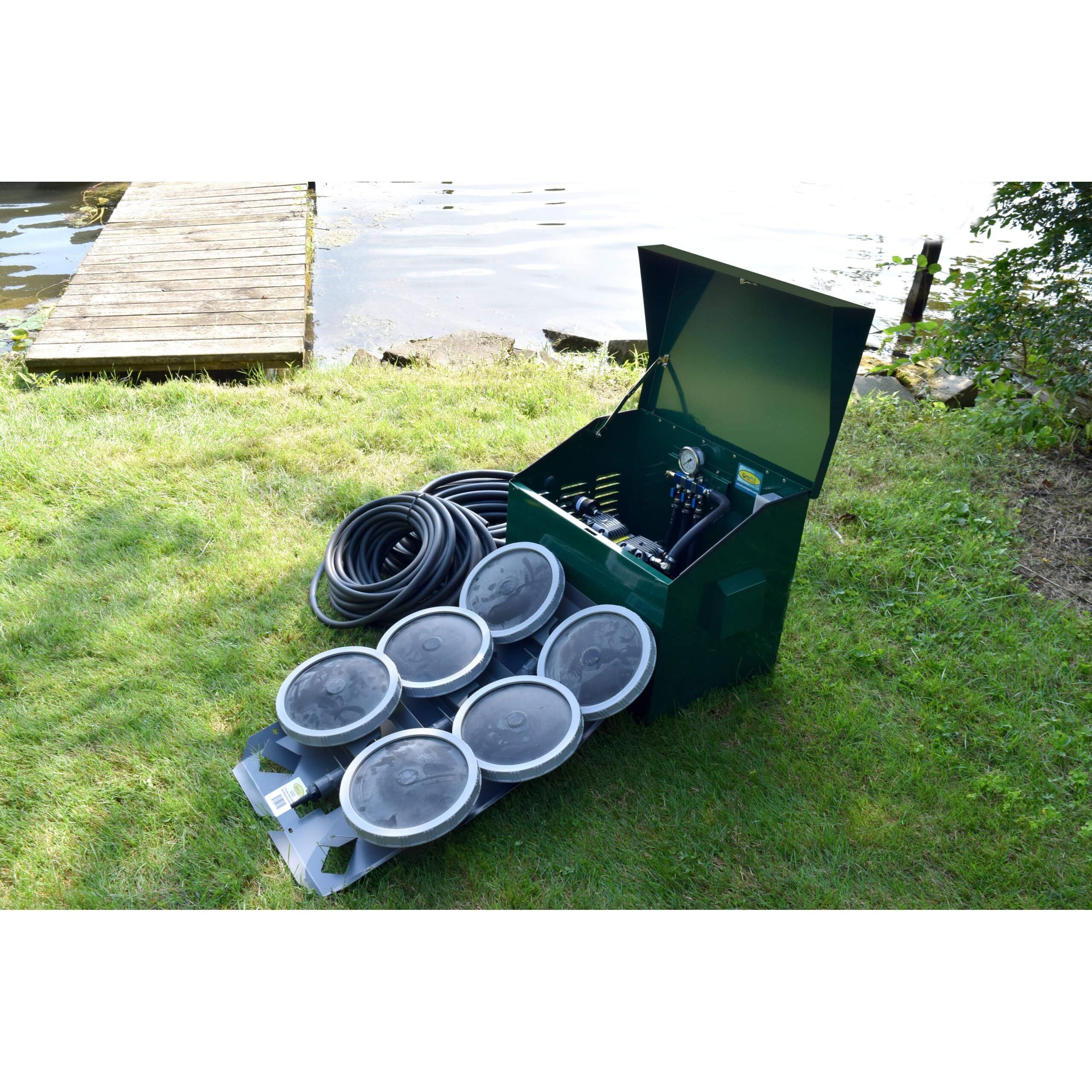 EasyPro PA66D Sentinel Deluxe Aeration System – Complete PA66 system with cabinet - American Pond Supplies Easy Pro Aerator Aerator