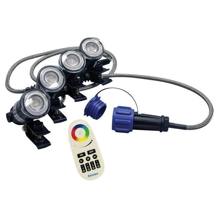 Airmax® RGBW Color-Changing LED Fountain Light Set - Airmax® - American Pond Supplies -Airmax® RGBW Color-Changing LED Fountain Light Set