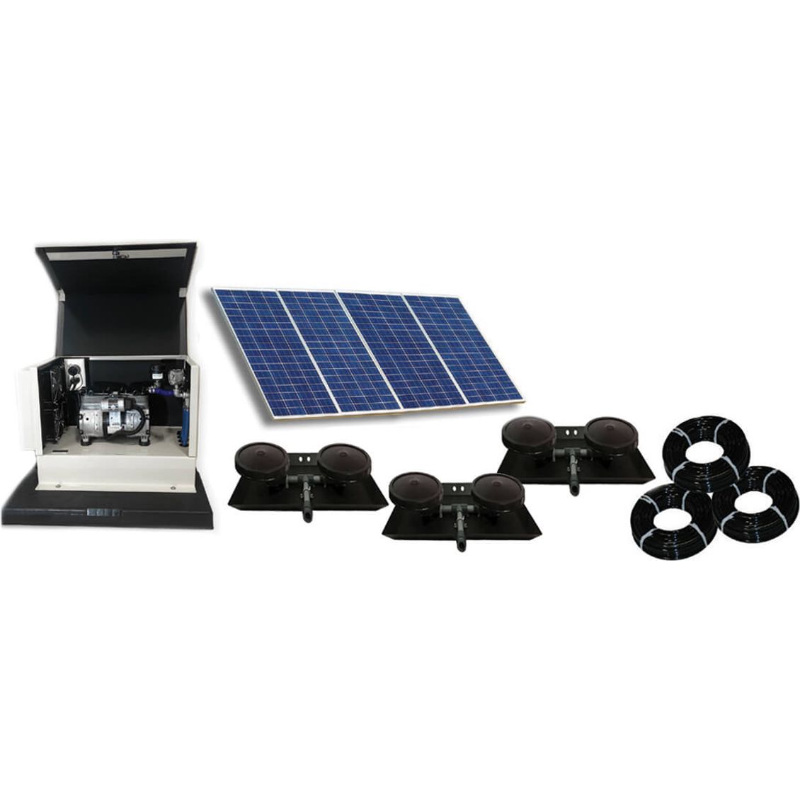 EasyPro SASD23 Deep Water Solar Aeration Complete System – Up to 2.5 acres - American Pond Supplies Easy Pro Aerator Aerator