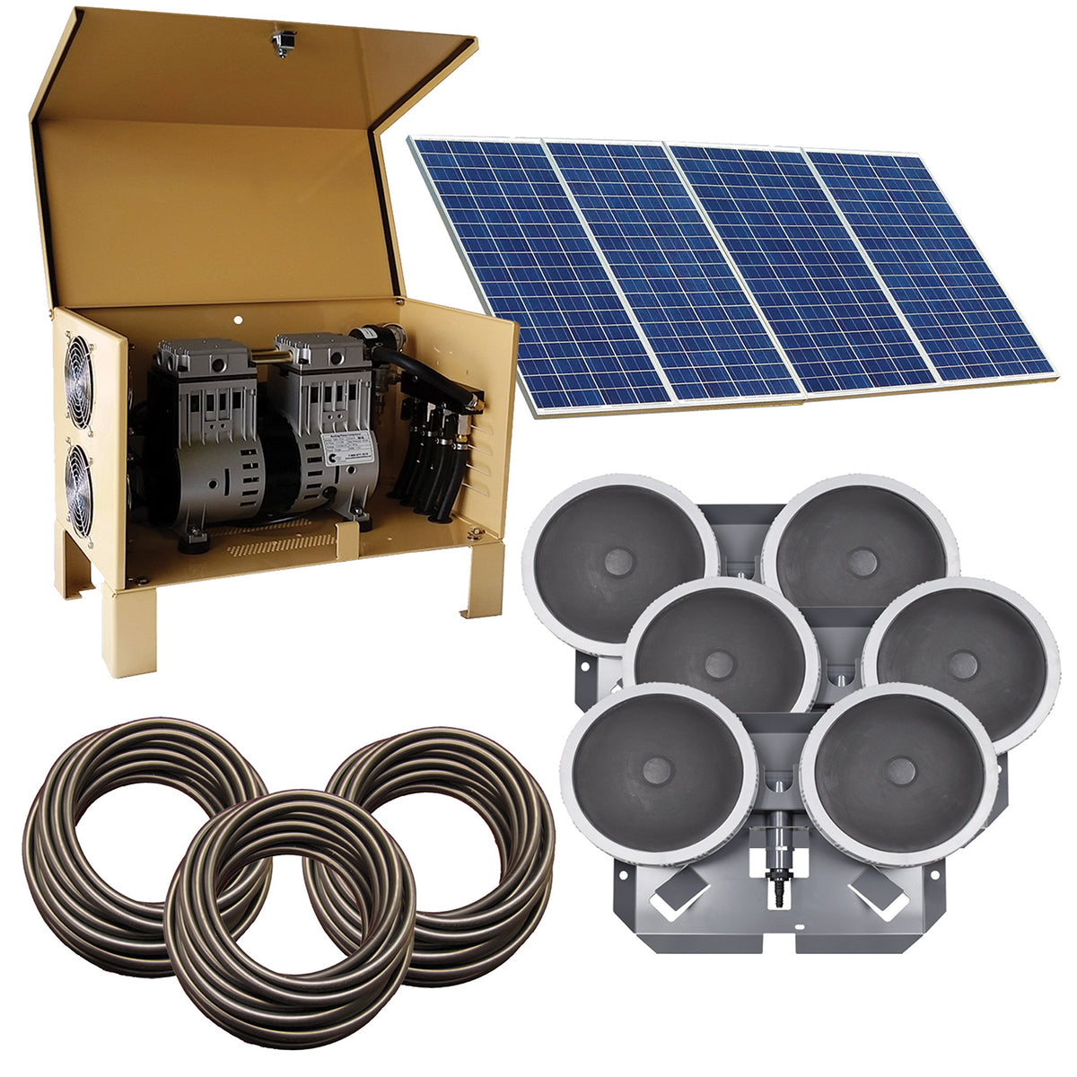 EasyPro SASD23 Deep Water Solar Aeration Complete System – Up to 2.5 acres