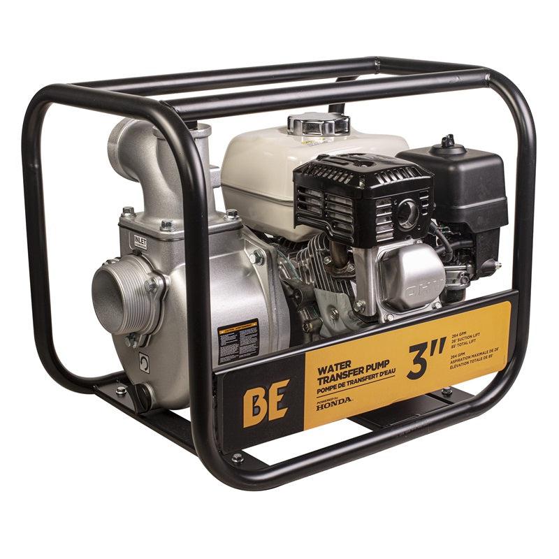 BE 3" 200cc 264GPM C/W Water Transfer Pump with Oil Alert Honda Engine