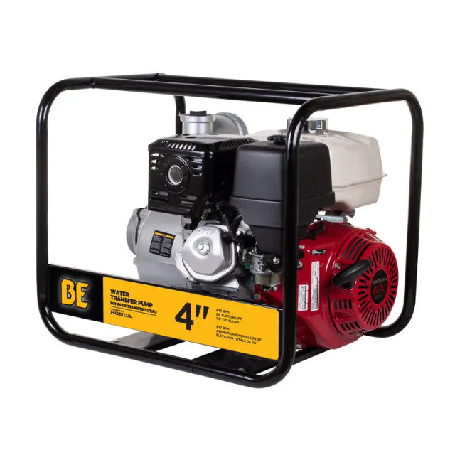 BE Power Equipment WP4013H 4" Water Transfer Pump with Honda GX390 Engine