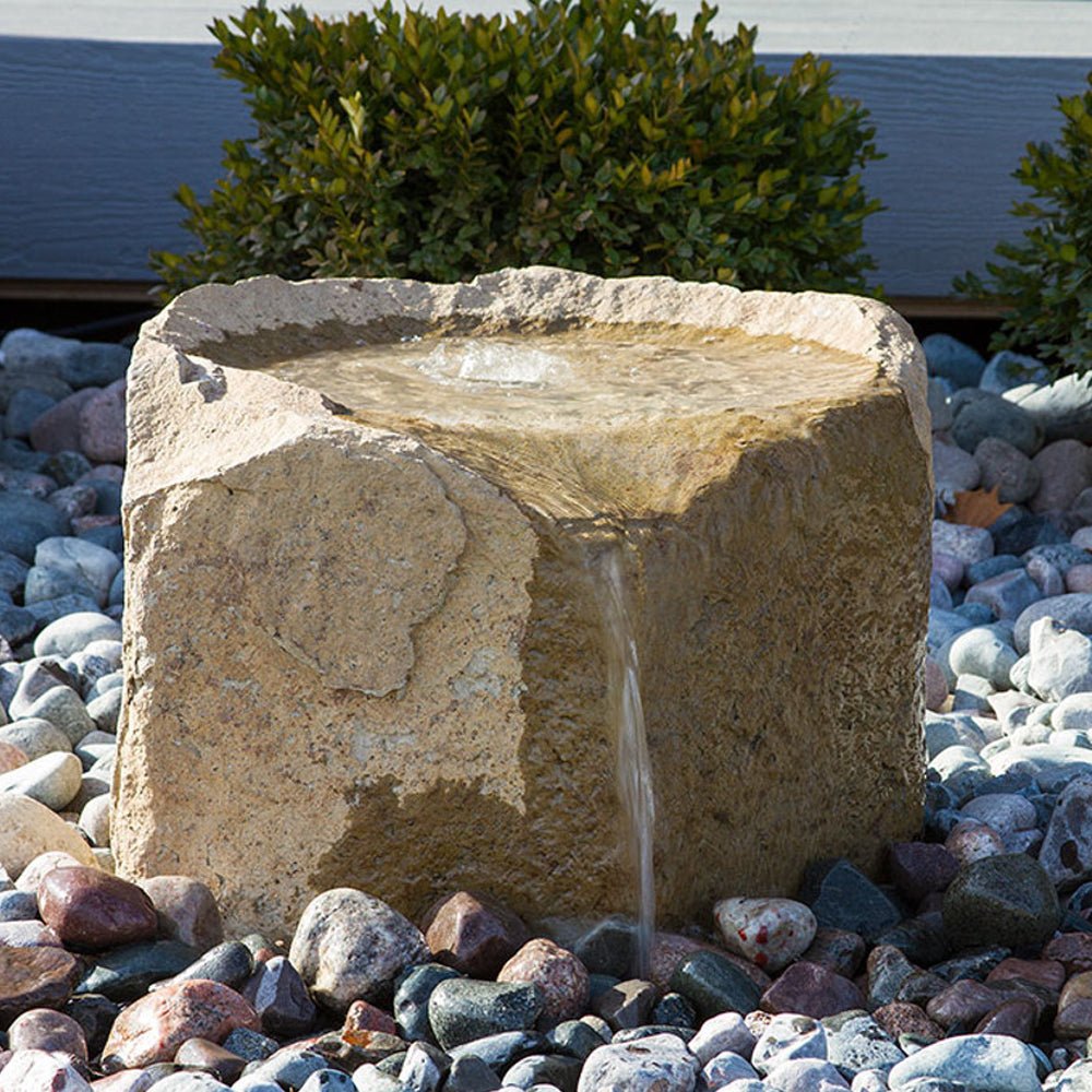 Alder Falls Rock Outdoor Fountain - Blue Thumb - American Pond Supplies -Alder Falls Rock Outdoor Fountain