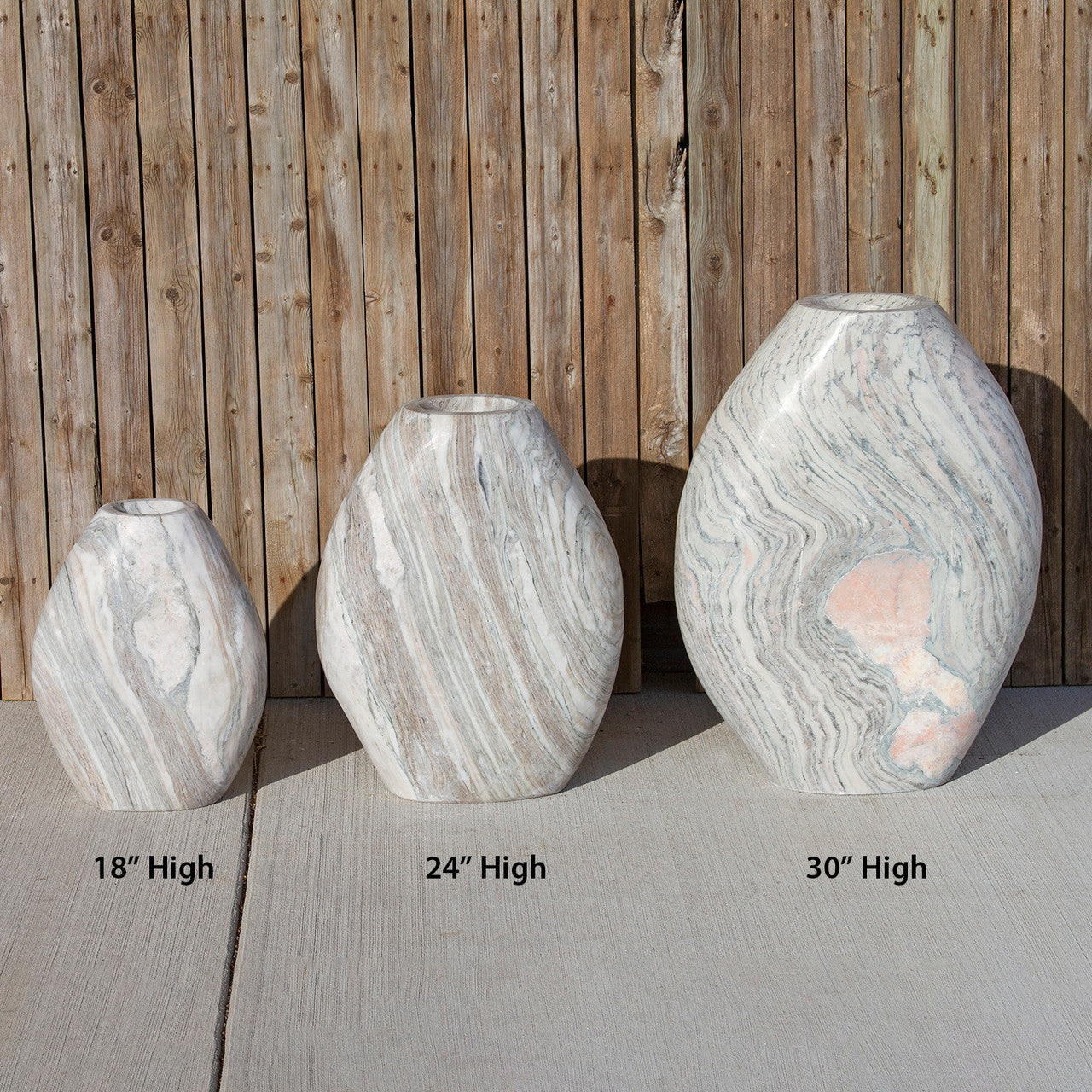 30" Red Marble - Almond Fountain Kit