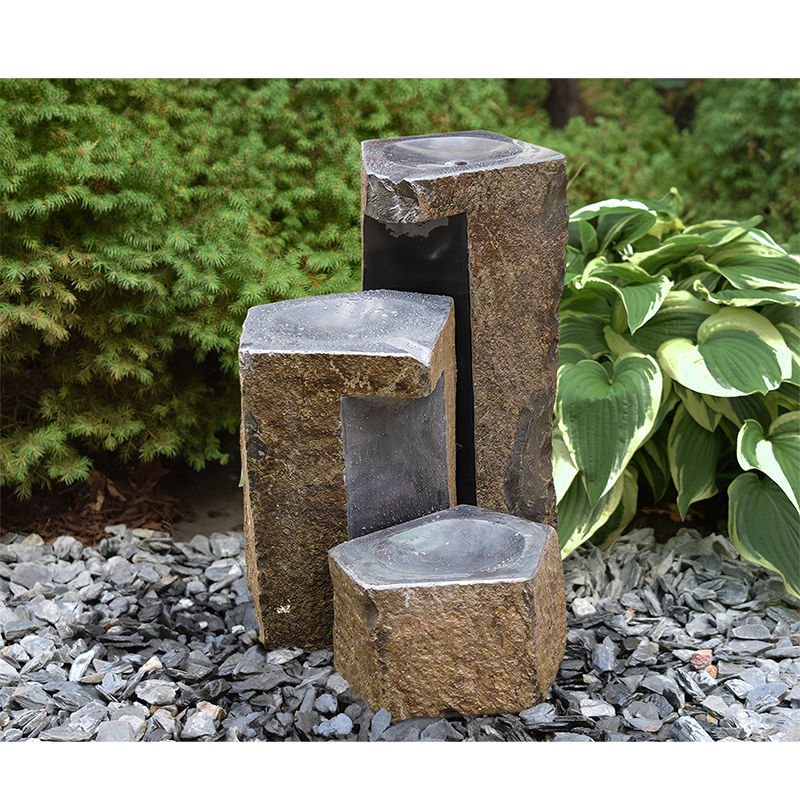 Tiered Basalt Fountain Trio with Options | 8