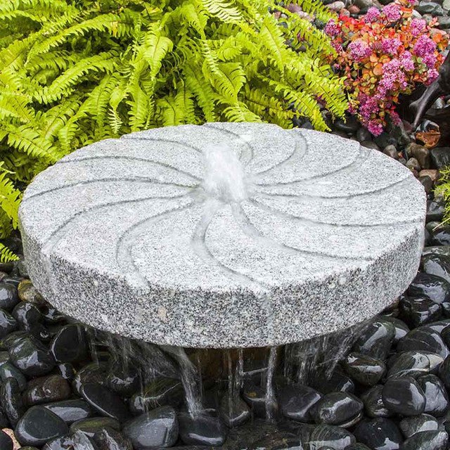 Angled Style Mill Stone Fountain Kit - Complete Fountain Kit - Blue Thumb - American Pond Supplies -Angled Style Mill Stone Fountain Kit - Complete Fountain Kit