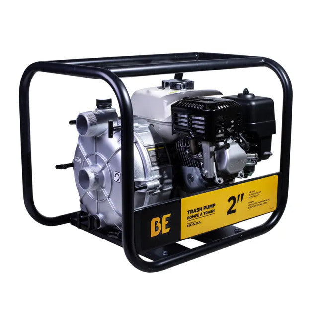 BE Power Equipment TP-2065HT 2" Semi-Trash Transfer Pump with Honda GX200 Engine