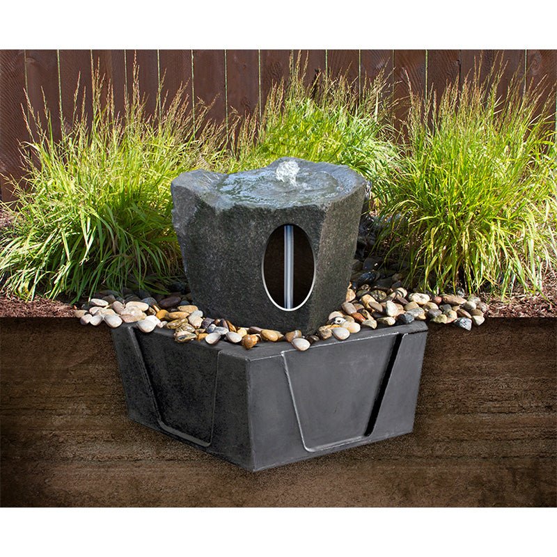 Basalt Fountain Kit - Polished Bullet - ABBC124 - Blue Thumb