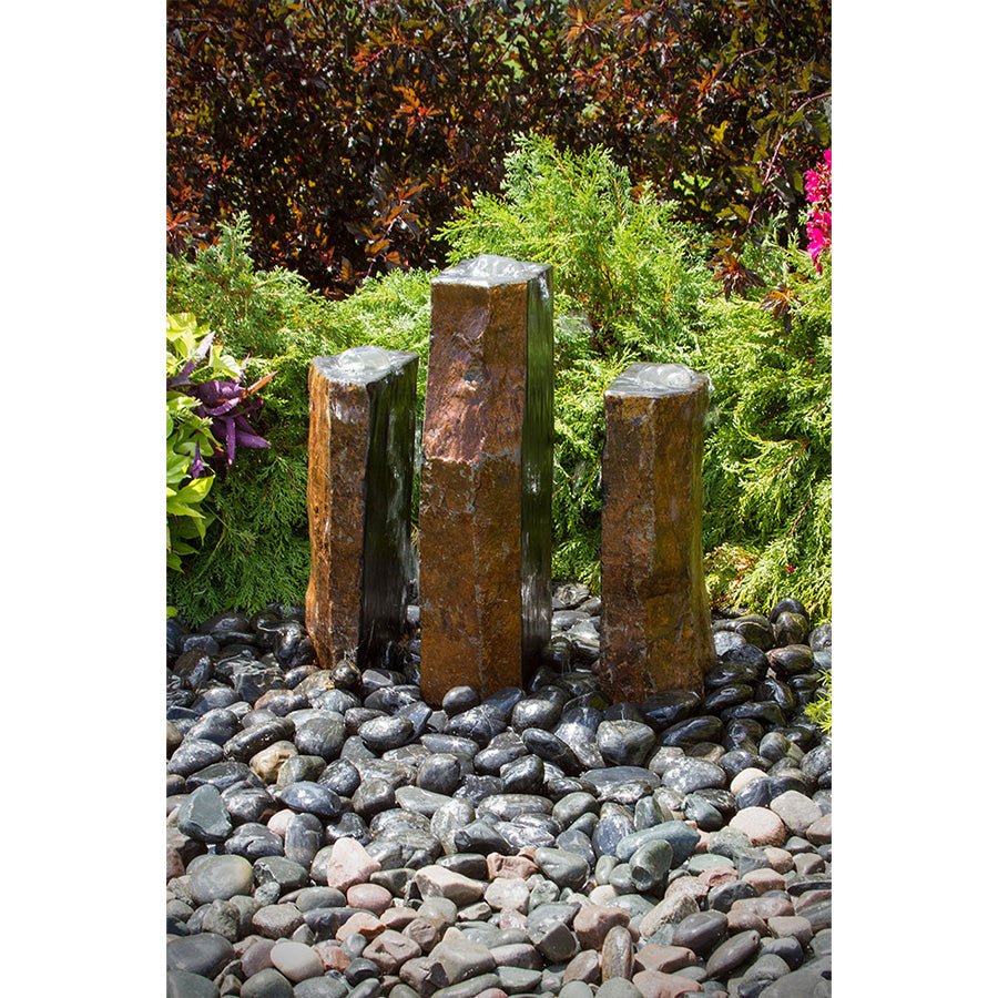 Basalt Fountain Kit - Trinity Split Polished 3 Piece - ABBC940 - Blue Thumb