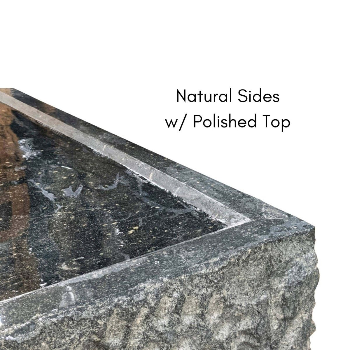 Basalt "Yoshida" Complete Fountain Kit - Fountain & Pooling Block - Blue Thumb - American Pond Supplies -Yoshida Basalt Fountain Kit - Fountain & Pooling Block