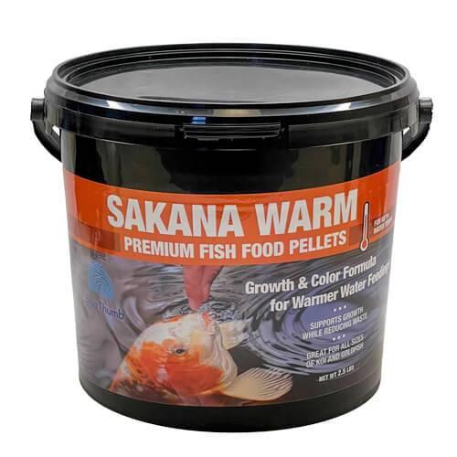 Blue Thumb Sakana Koi Growth & Color Floating Pellet Fish Food for Koi, 2.5 lbs. - Blue Thumb - American Pond Supplies -Blue Thumb Sakana Koi Growth & Color Floating Pellet Fish Food for Koi, 2.5 lbs.