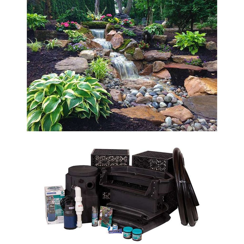 Blue Thumb - Small Cascade Falls Kit (14") 2100gph - PB1229 - Blue Thumb - American Pond Supplies -Blue Thumb - Small Cascade Falls Kit (14") 2100gph - PB1229