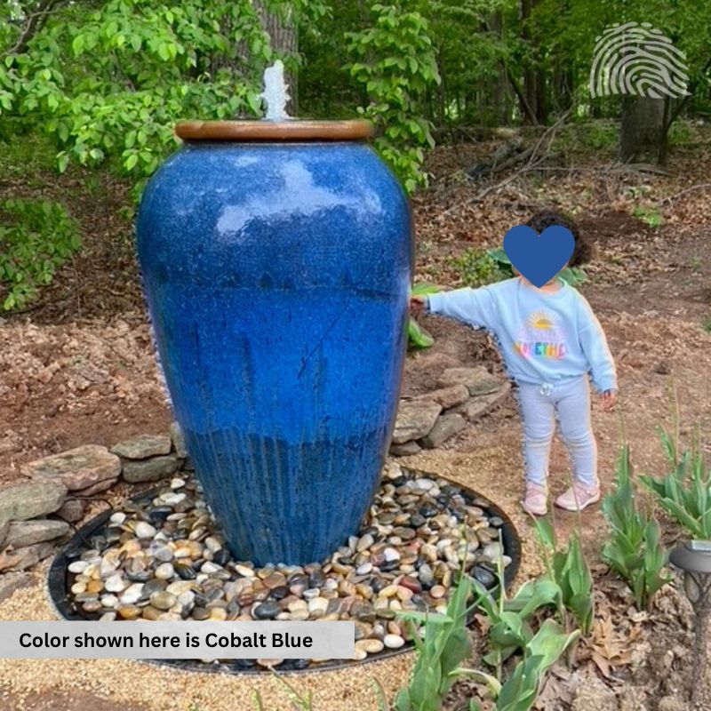 Clay Tuscany Triple Vase Fountain - Complete Kit - Blue Thumb - American Pond Supplies -Clay Tuscany Triple Vase Fountain - Complete Kit