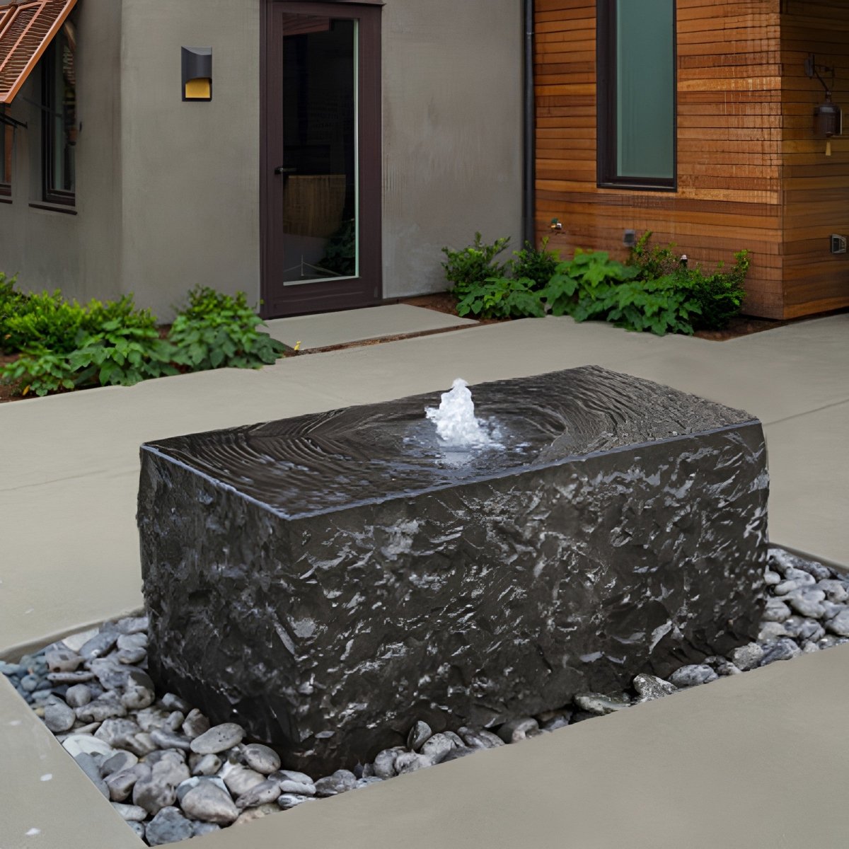 Commerical Luxury Shizukesa Stone Outdoor Fountain - Complete Kit - Blue Thumb - American Pond Supplies -Commerical Luxury Shizukesa Stone Outdoor Fountain - Complete Kit