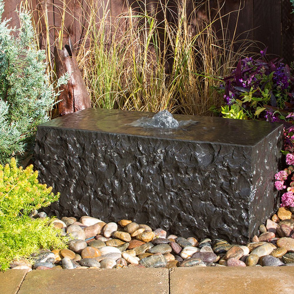 Commerical Luxury Shizukesa Stone Outdoor Fountain - Complete Kit - Blue Thumb - American Pond Supplies -Commerical Luxury Shizukesa Stone Outdoor Fountain - Complete Kit