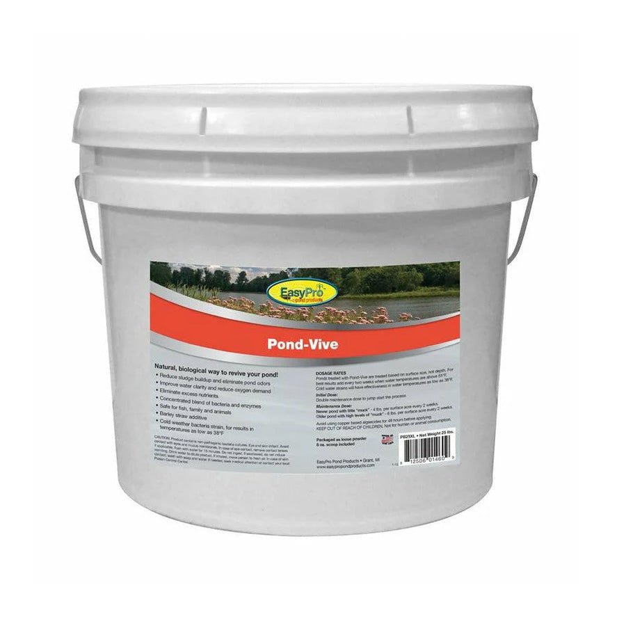 EasyPro: Pond-Vive Bacteria - 25lb pail - Bulk Loose Powder - EasyPro - American Pond Supplies -EasyPro: Pond-Vive Bacteria - 25lb pail - Bulk Loose Powder