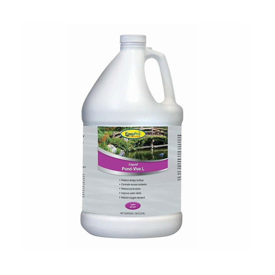 EasyPro: Pond-Vive L Liquid Lake & Pond Bacteria - 1 Gallon - EasyPro - American Pond Supplies -EasyPro: Pond-Vive L Liquid Lake & Pond Bacteria - 1 Gallon